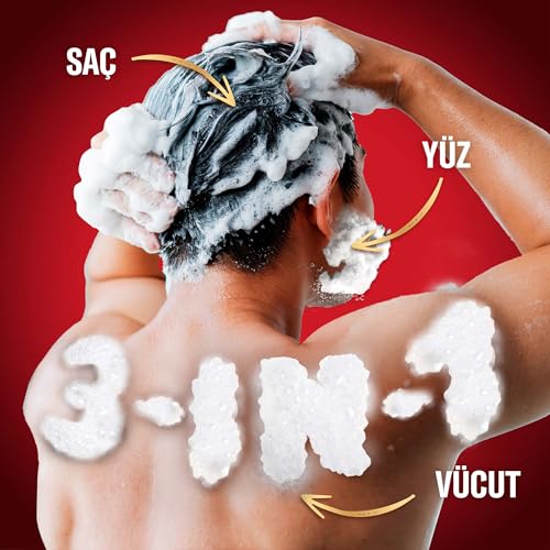 Old Spice Captain 3-in-1 Shower Gel & Shampoo for Men, 1L
