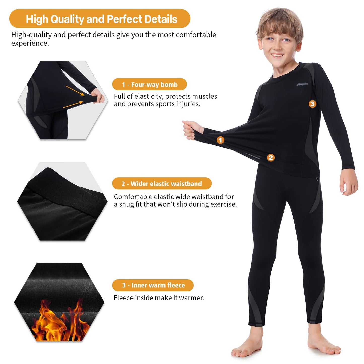 Children's Thermal Underwear, Functional Underwear