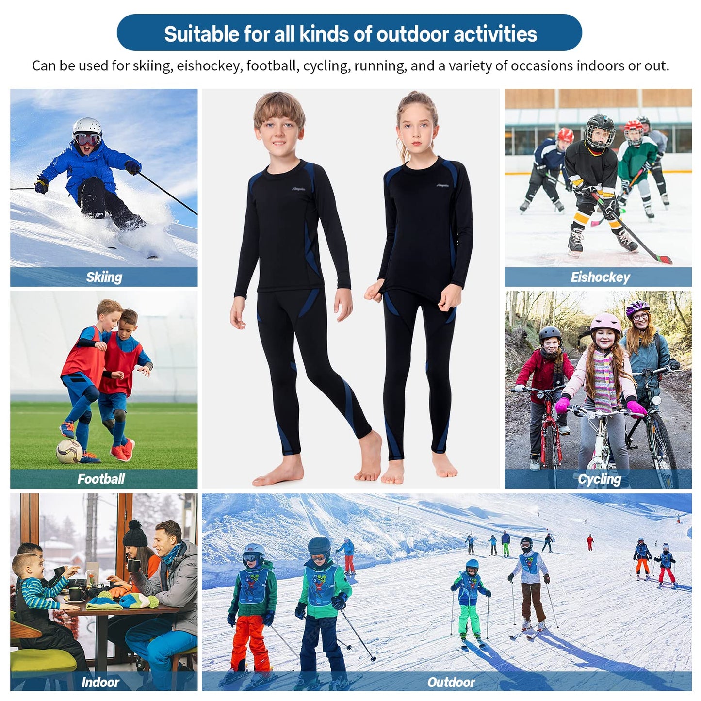 Children's Thermal Underwear, Functional Underwear