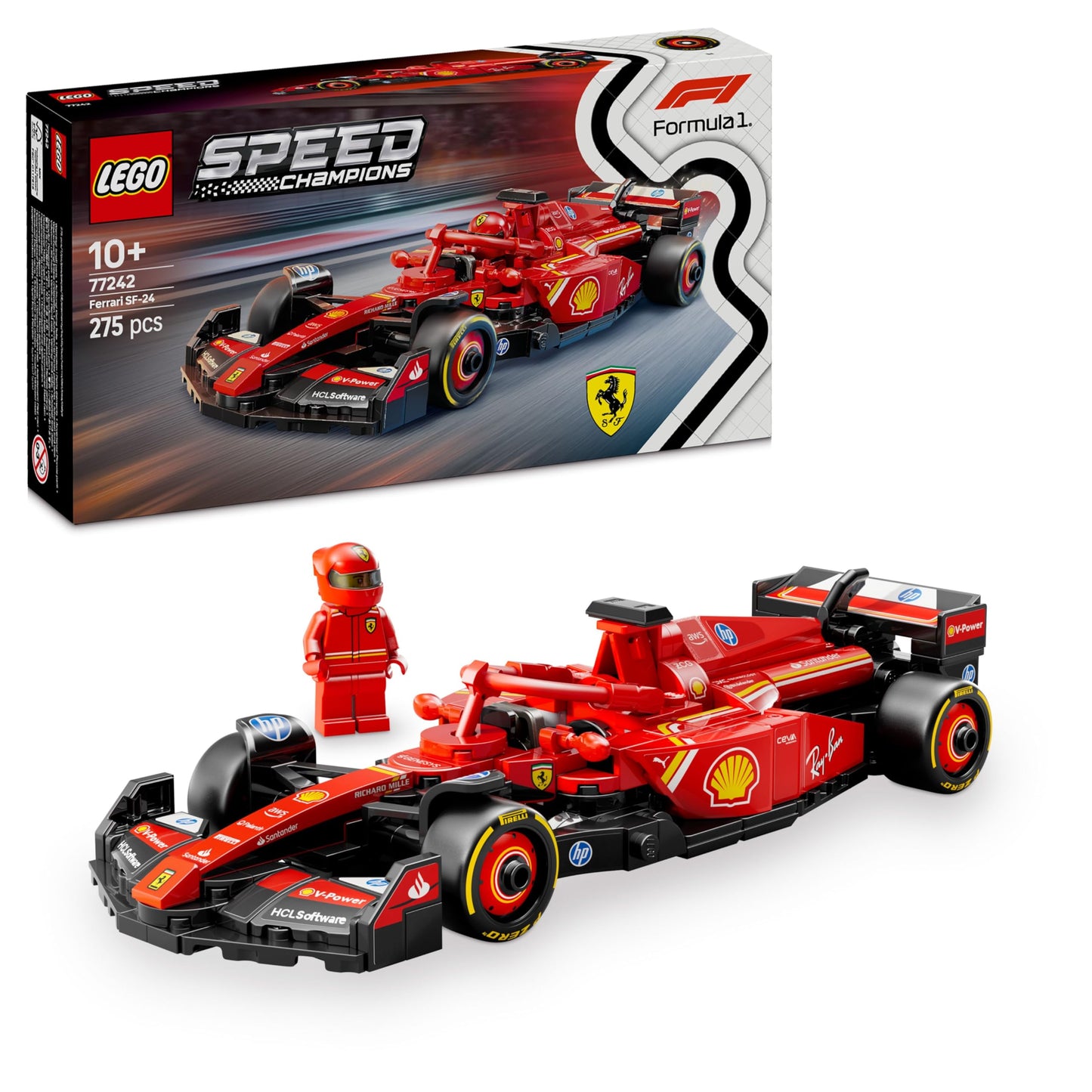LEGO Speed Champions Ferrari SF-24 F1 Rennauto