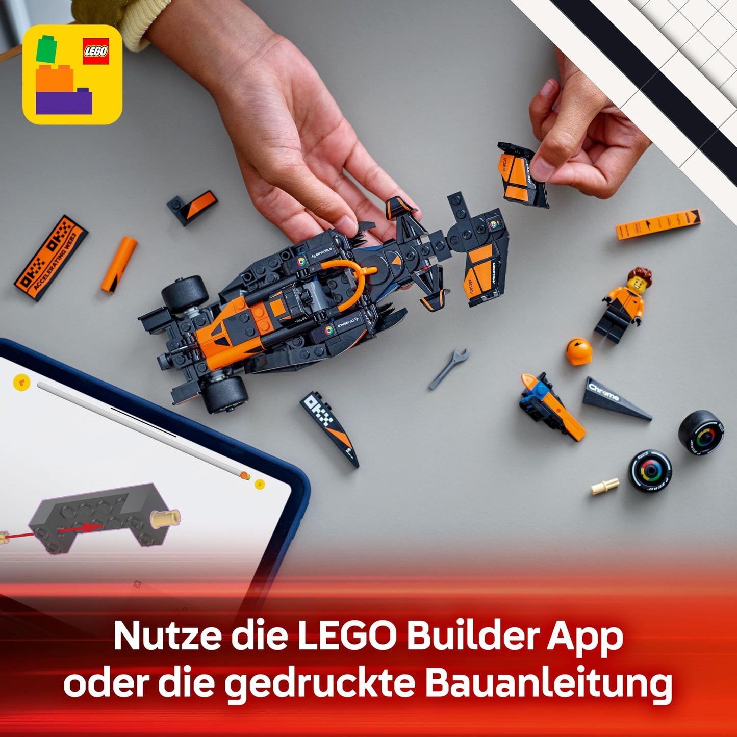 LEGO Speed Champions Ferrari SF-24 F1 Rennauto