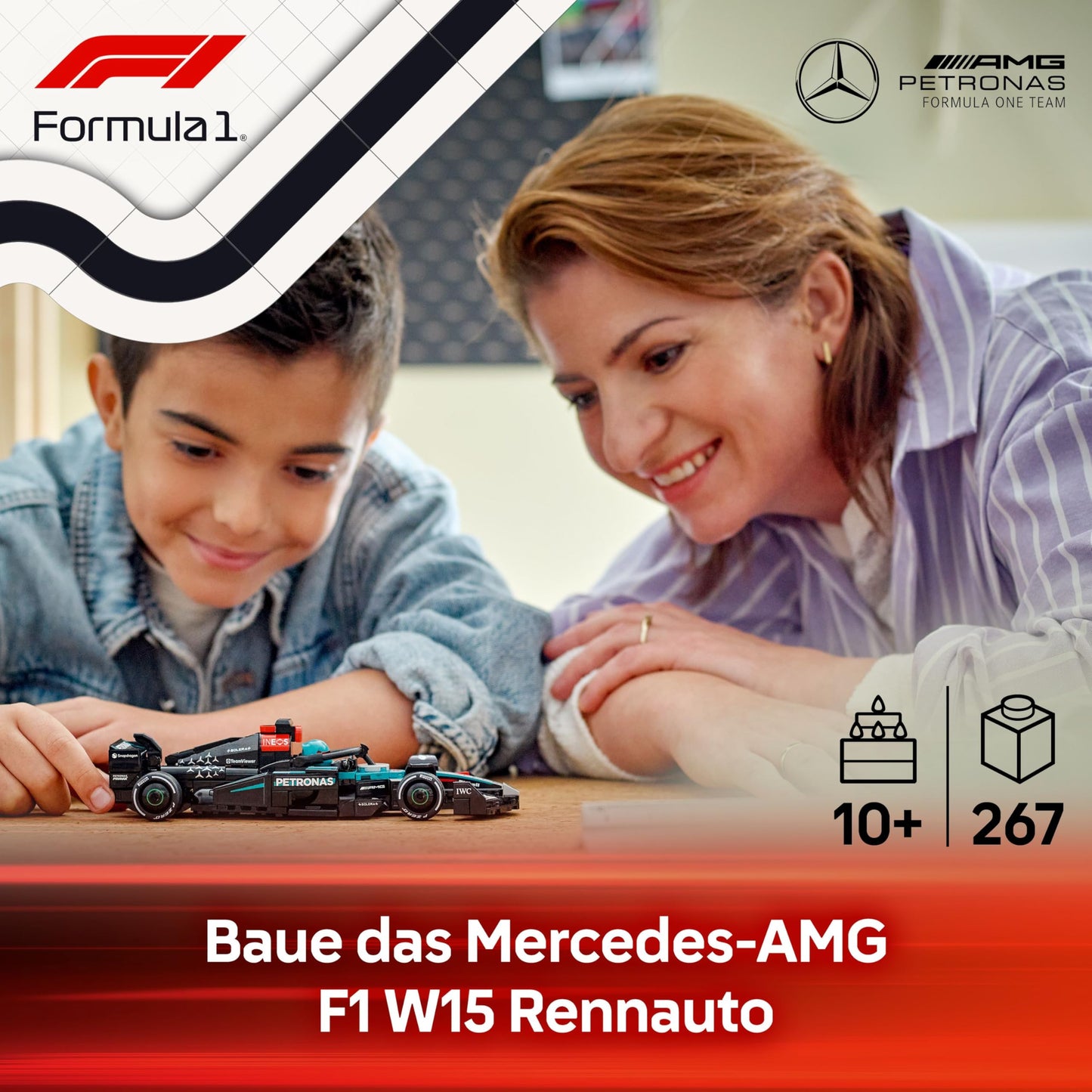 LEGO Speed Champions Ferrari SF-24 F1 Rennauto