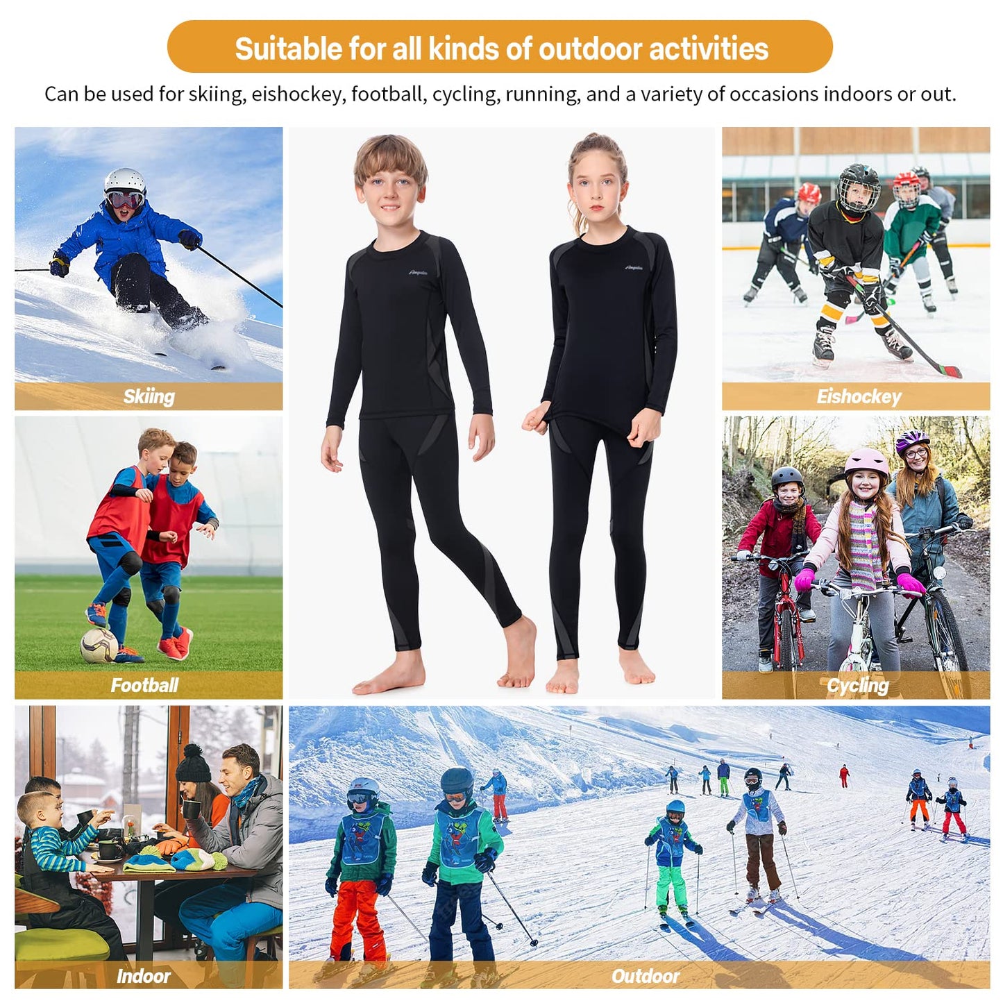 Children's Thermal Underwear, Functional Underwear