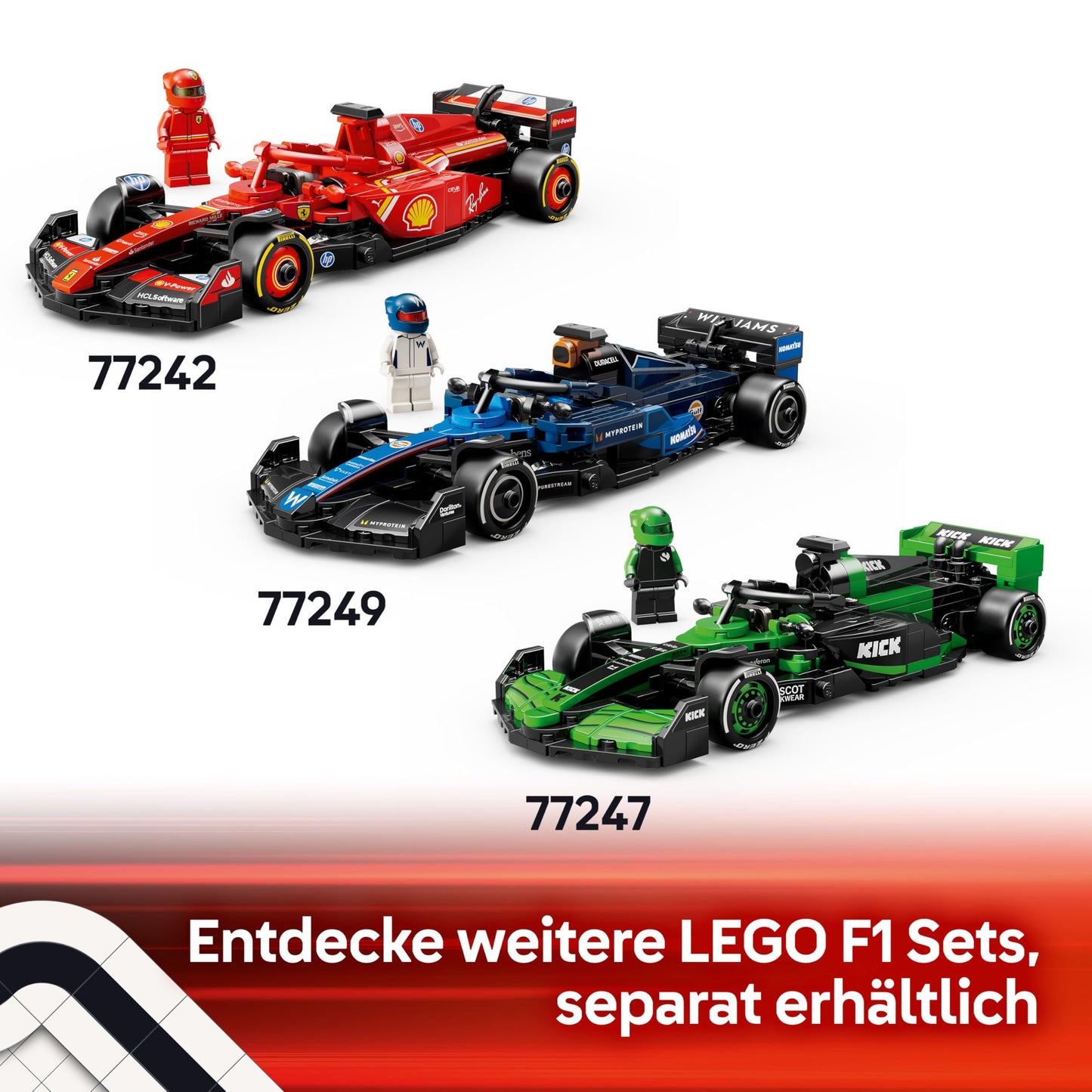 LEGO Speed Champions Ferrari SF-24 F1 Rennauto