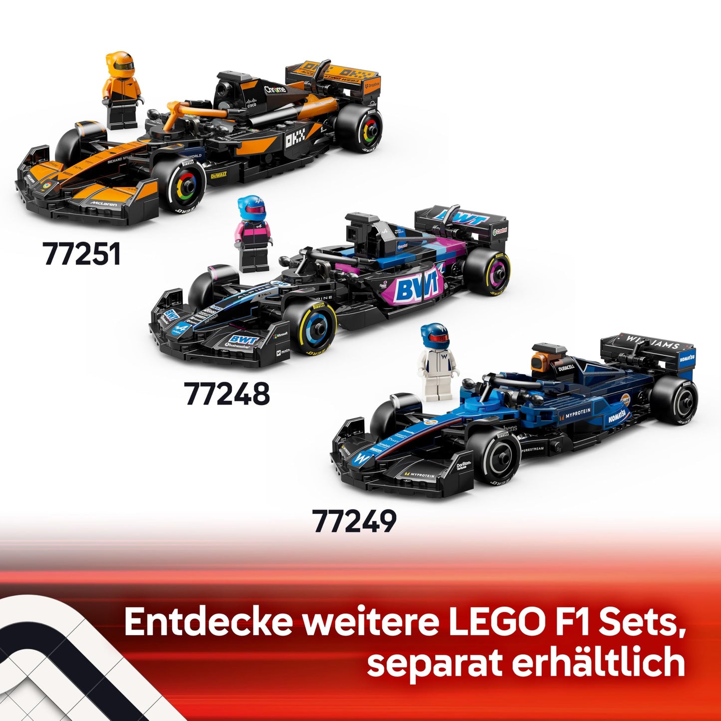 LEGO Speed Champions Ferrari SF-24 F1 Rennauto