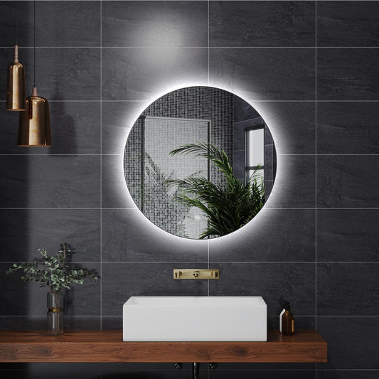 AllRight LED Bathroom Mirror with Lighting, 50 cm