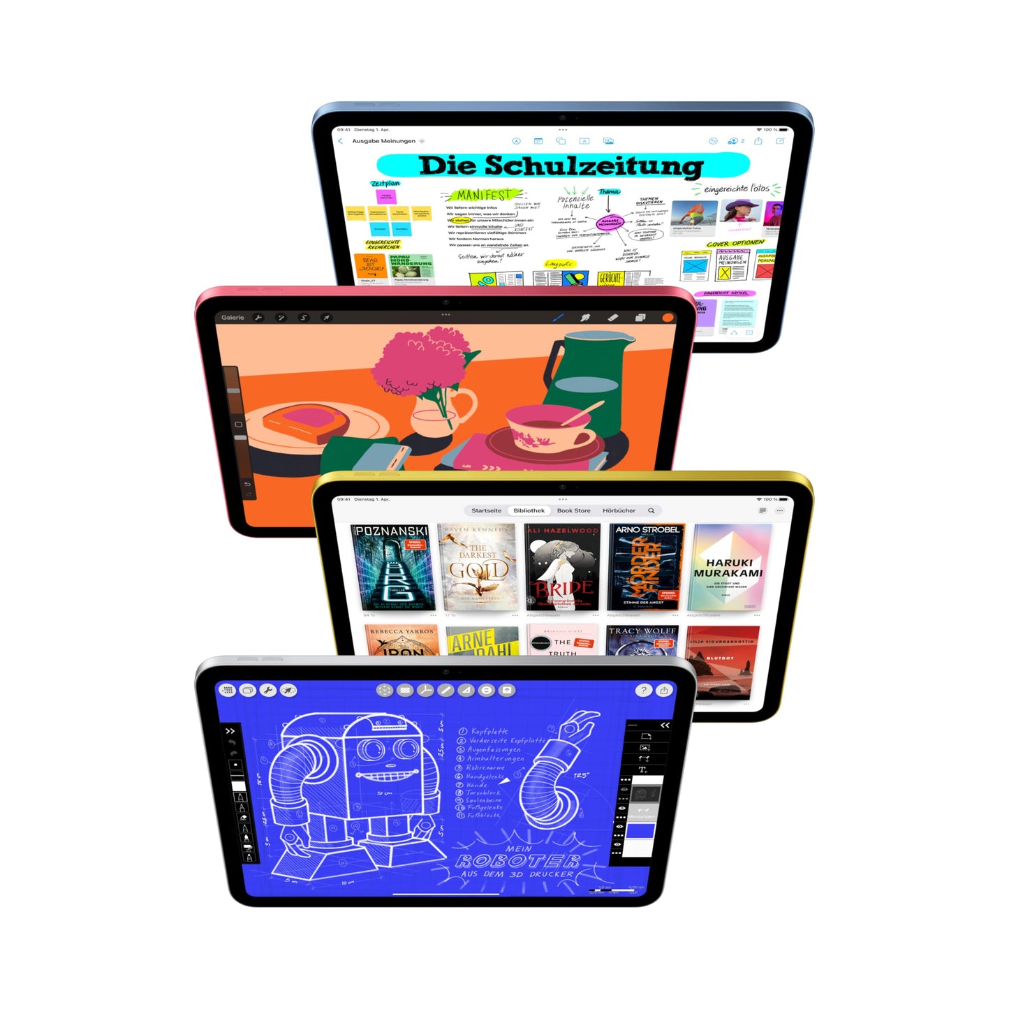 Apple iPad mit A16 Chip: 11" Liquid Retina Display, 128 GB