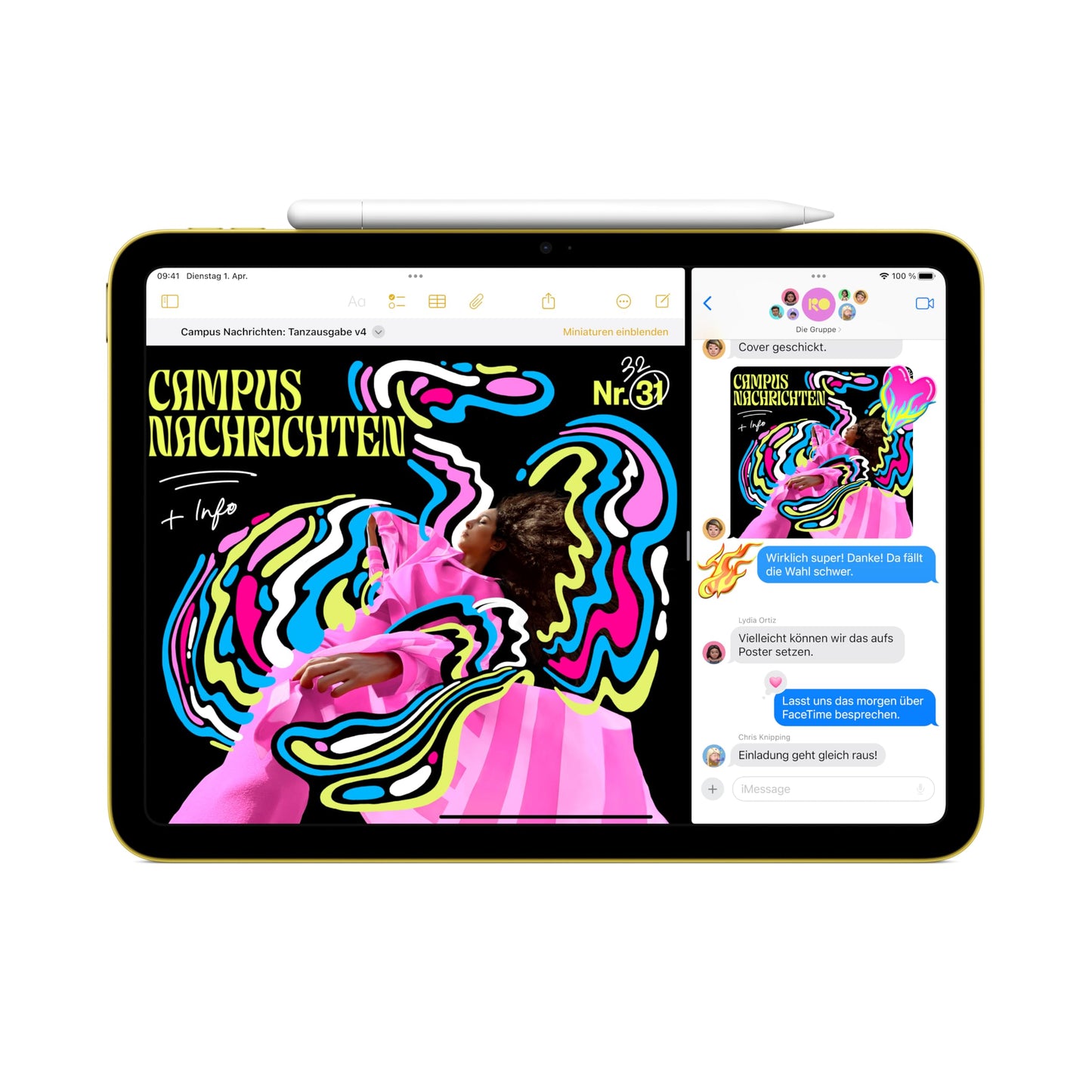 Apple iPad mit A16 Chip: 11" Liquid Retina Display, 128 GB