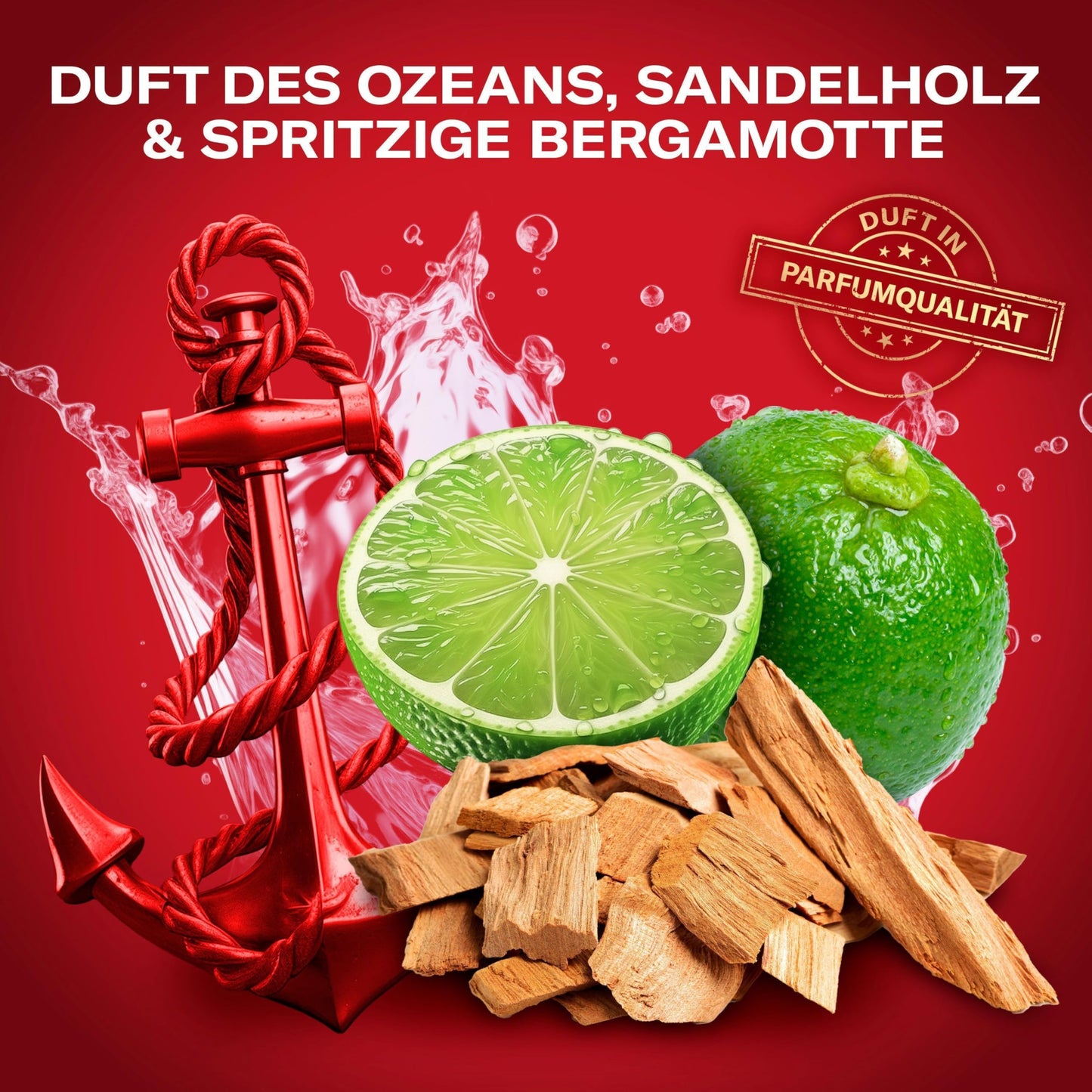 Old Spice Captain 3-in-1 Shower Gel & Shampoo for Men, 1L