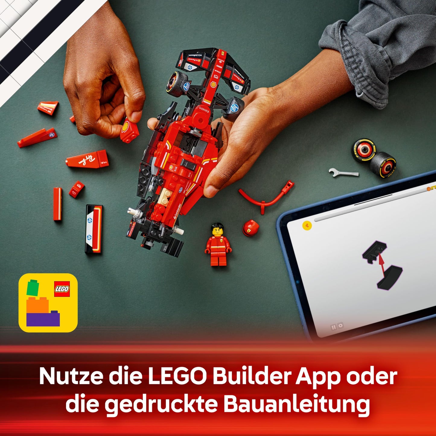 LEGO Speed Champions Ferrari SF-24 F1 Rennauto