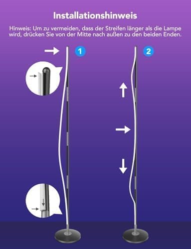 Govee RGBIC LED Floor Lamp Living Room, WiFi Floor Lamp