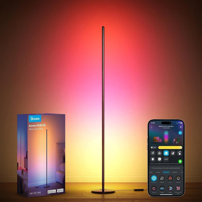 Govee RGBIC LED Floor Lamp Living Room, WiFi Floor Lamp