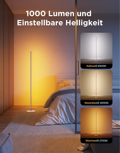 Govee RGBIC LED Floor Lamp Living Room, WiFi Floor Lamp