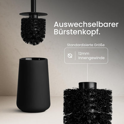Bathroom Set Black - High-Quality Ceramic Set