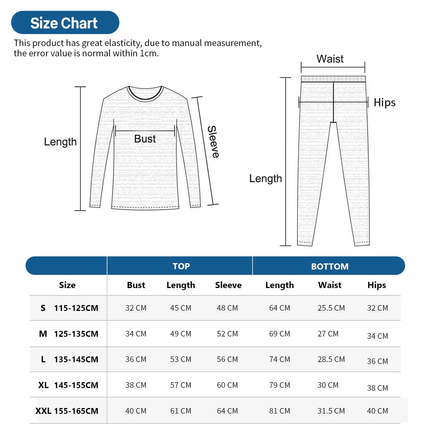 Children's Thermal Underwear, Functional Underwear