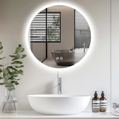 AllRight LED Bathroom Mirror with Lighting, 50 cm