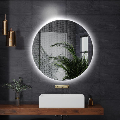 AllRight LED Bathroom Mirror with Lighting, 50 cm